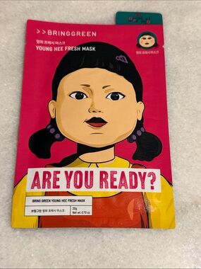BRINGGREEN Young Hee Fresh Mask - Bright Pink & Yellow Packaging New